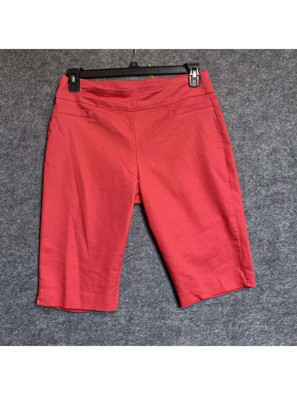 Croft and Barrow Size 8 Shorts Chino Women’s Pink Coral Flat